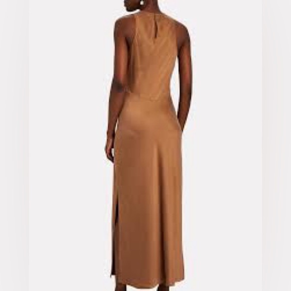 Frame Silk Racerback Maxi Tank Dress M - Picture 2 of 10